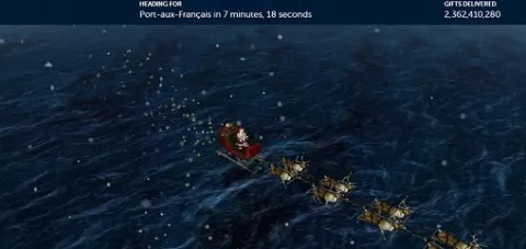 ¿Por dónde va Santa? Sígalo en ‘Santa Tracker’