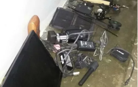 Aprehenden a dos sujetos en un bus con objetos de dudosa procedencia