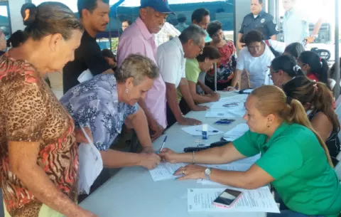 Ticos cobraban del programa '120 a los 65' en Chiriquí 