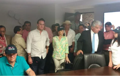 Nómina de leales a Ricardo Martinelli se postula para dirigir a CD
