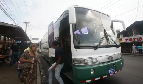 Juntas comunales podrían brindar transporte gratis