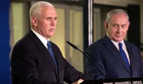 Netanyahu y Pence fortalecen relación