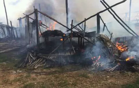 Doce viviendas afectadas por incendio en la comarca Guna Yala