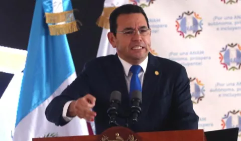 El presidente de Guatemala Jimmy Morales pide auditar los gastos de la Secretaría Seguridad presidencial