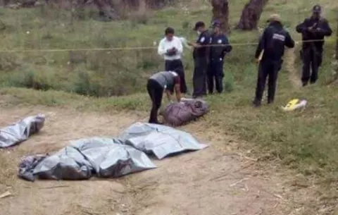 Macabro hallazgo de siete cabezas y restos humanos en el sur de México