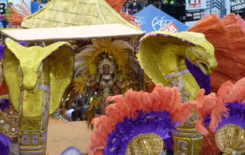 Se mojaron al mejor estilo del carnaval en Chitré
