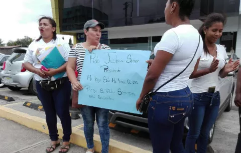 Protestan ante juzgado de familia y capturan ladrón en Panamá Oeste 