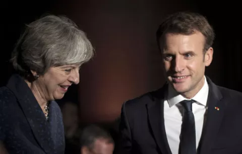 Donald Trump y Theresa May se encontrarán en el Foro Económico de Davos