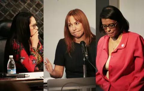 Zulay desnuda a Moore y a Lucrecia Tovar en Comisión de Credenciales
