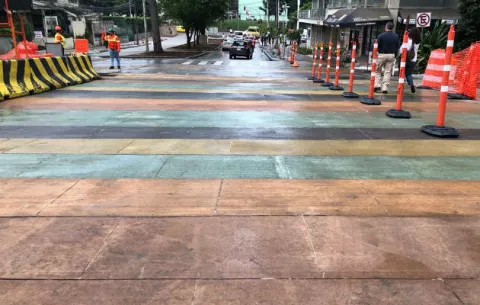 Inauguran tramo vial en Vía Argentina