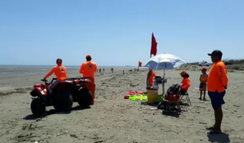 Playa  Monagre, riesgo visitarla  
