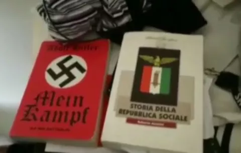 [VIDEO] Atacante extremista tenía en su poder el libro favorito de Adolf Hitler