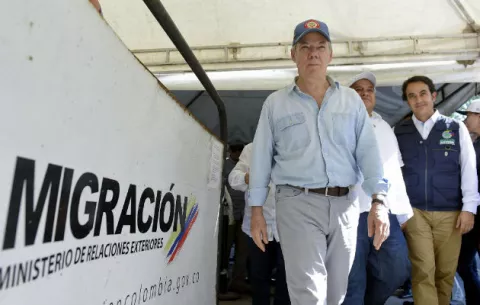 Santos: Medidas por el éxodo de venezolanos ya están funcionando