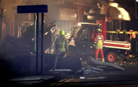 Seis heridos por una explosión en un edificio al norte de Londres