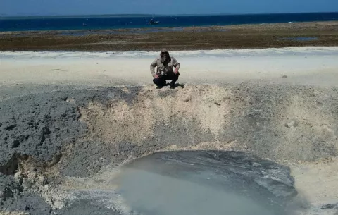 ¡Boom! Detonan bomba encontrada en Isla Iguana