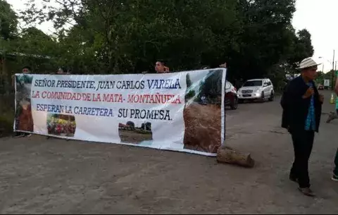 Residentes de La Mata de Veraguas exigen al MOP construcción de carretera