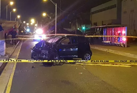 Policía y joven mueren en dos accidentes tránsito en Colón