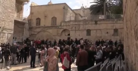 Cierran el Santo Sepulcro por medidas legales y fiscales que quiere imponer Israel