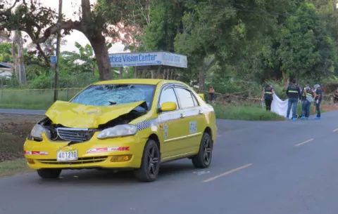 Muere bugabeño atropellado por un taxi en Los Centauros de Bugaba