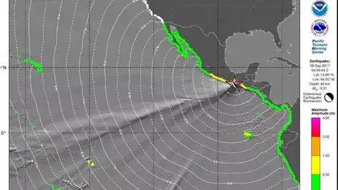 Donderis descarta alerta de tsunami para Panamá tras sismo en México