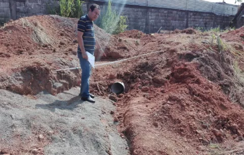 Preocupan trabajos de drenaje inadecuados en obra escolar en La Chorrera 