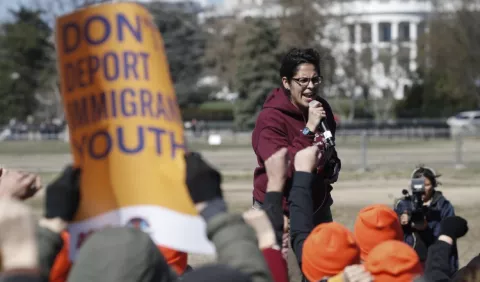 Protestan contra la política migratoria