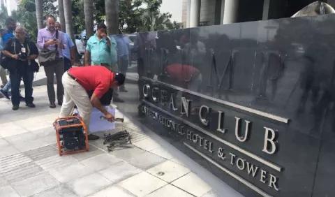 Reconocen a Fintiklis como dueño de antiguo hotel Trump