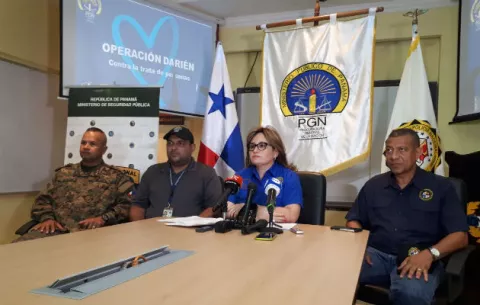 Detienen a seis personas de una  red dedicada a la trata de personas en Darién