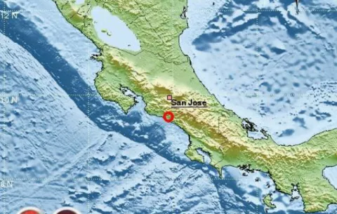 El Pacífico y el Valle Central de Costa Rica son sacudidos por un sismo de 5 grados