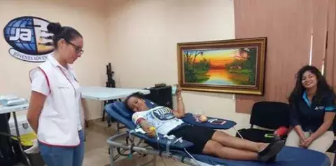 Jornada juvenil de donación de sangre en La Chorrera