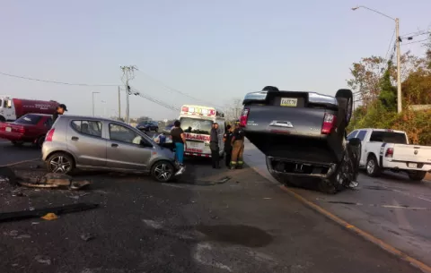 Dos heridos en accidente de tránsito en La Chorrera