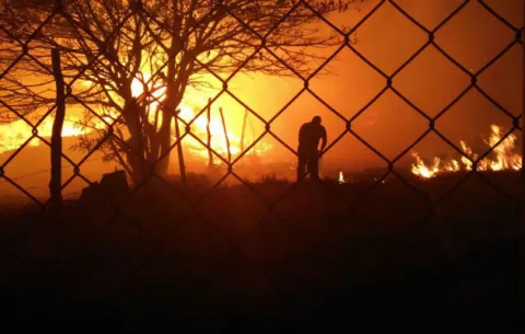 Dos incendios de masa vegetal se registran en Tierras Altas 