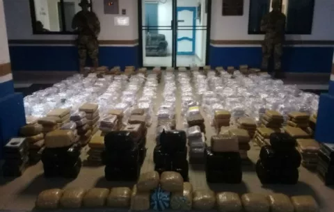 Senan decomisa 979 paquetes de marihuana en Los Santos