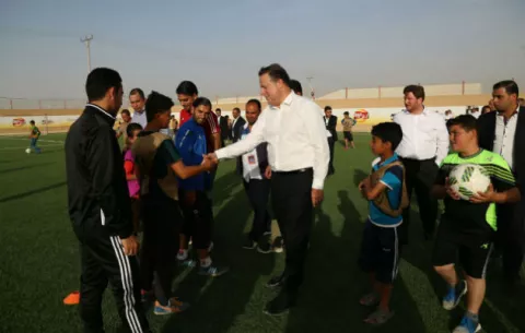 Presidente Varela promete educación para niños de Siria