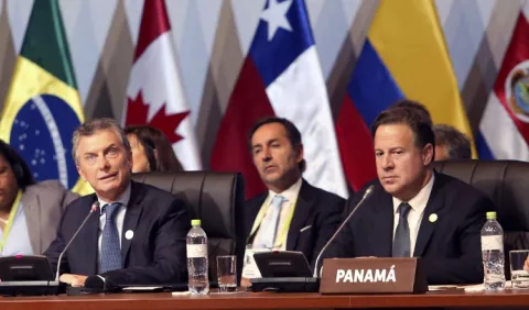 Varela envía  mensaje en Perú muy diferente a la realidad panameña