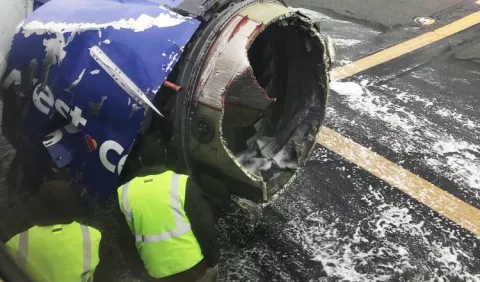 Aterrizaje forzoso deja un muerto en Filadelfia 
