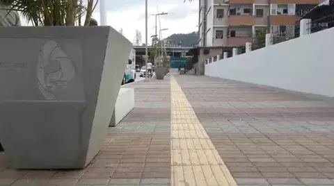 Inauguran primer tramo de aceras en la Avenida Justo Arosemena