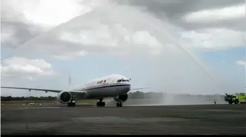 Vuelo de Air China arriba a Panamá