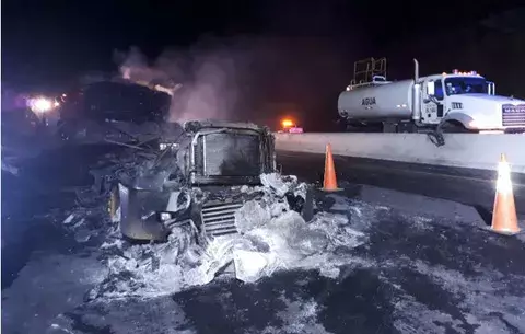 ¡Susto! Camión cargado de cervezas se incendia en Veraguas 