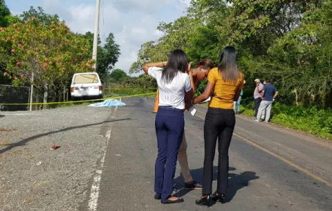 Muerte por atropello y conductor se da a la fuga