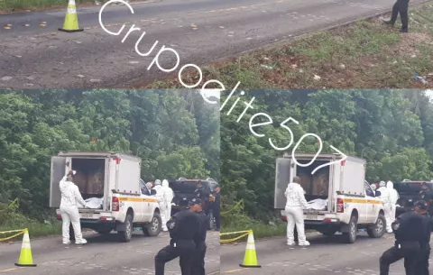 Hallan osamenta en vía que conduce hacia la Costa Arriba 