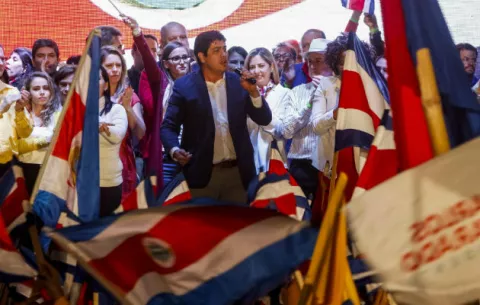 Presidente electo llama a la unidad y dice que sacará adelante a Costa Rica