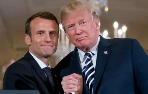 Desaparece el roble que Trump y Macron plantaron en la Casa Blanca