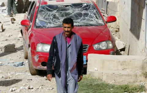 Mueren 38 rebeldes yemeníes en un ataque de la coalición