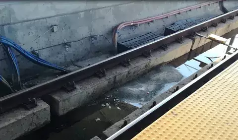 Línea 1 sufrirá   cambios  para mejorar drenaje de aguas en vías del tren