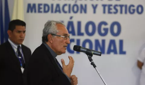 La Mesa del diálogo acoge recomendación de la CIDH 
