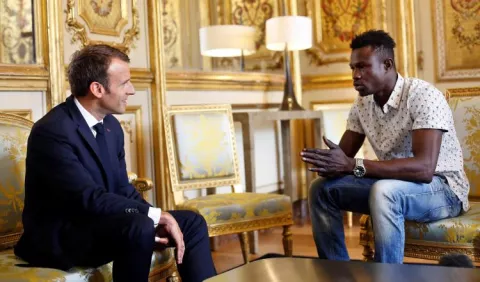 Mamoudou, el 'Hombre araña' malí se convierte en  héroe en Francia