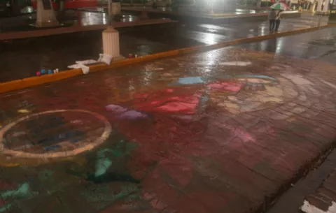 Lluvias afectan 16 alfombras del Corpus Christi