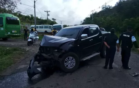 Dos heridos deja triple colisión en Veraguas 