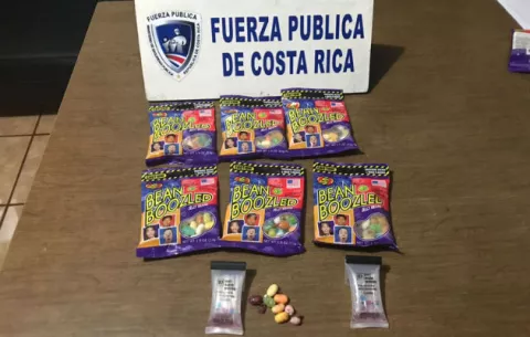 Detectan golosinas con cocaína en planteles de Costa Rica
